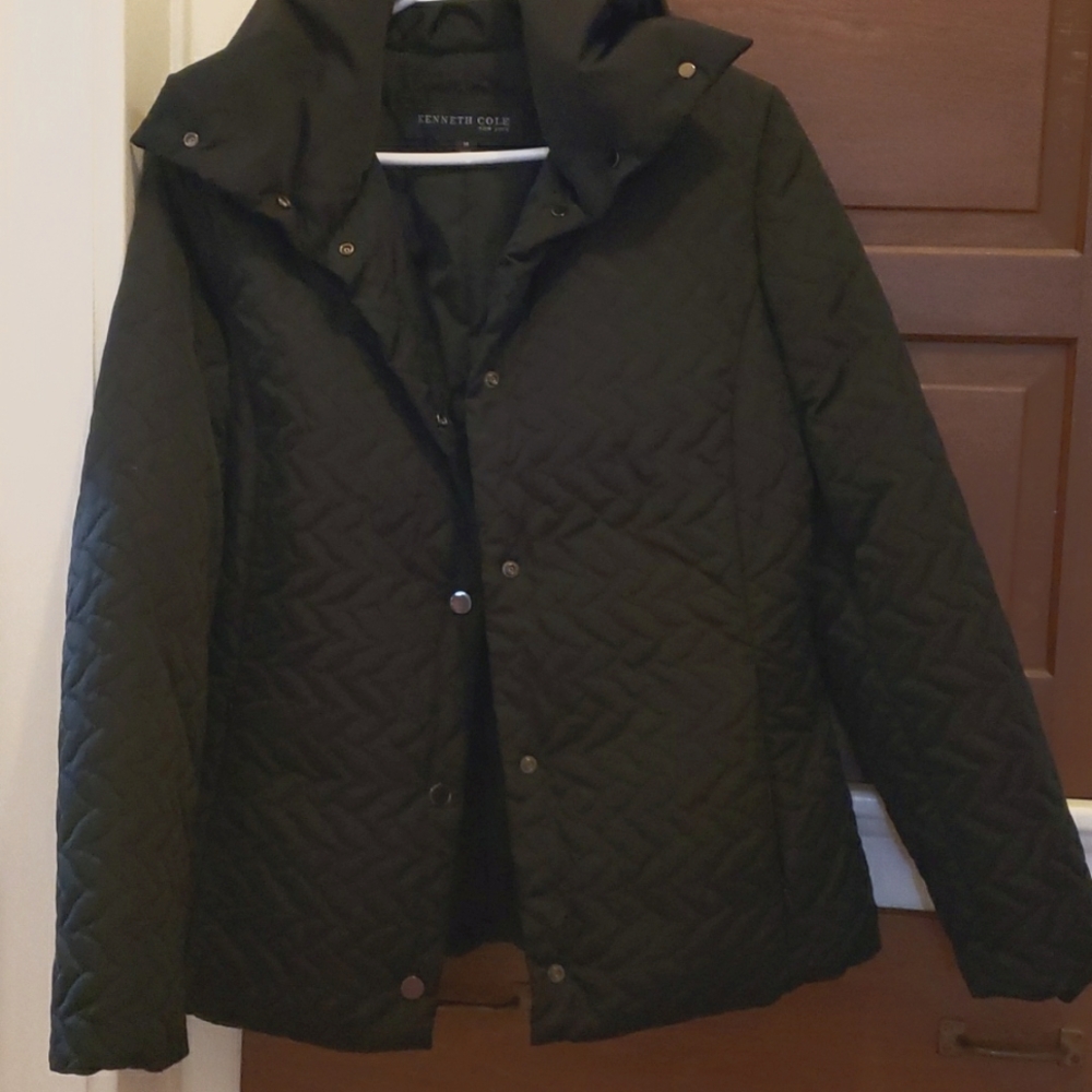 KENNETH COLE NY MEDIUM DOWN JACKET,BLACK